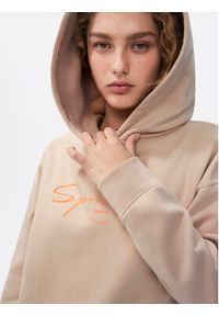 Sprandi Sukienka dzianinowa SP22-SUD011 Beżowy Relaxed Fit. Kolor: beżowy. Materiał: bawełna #3