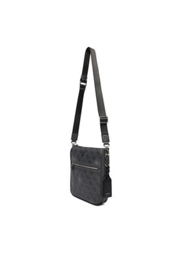 Guess Saszetka HMMICT P5417 Szary. Kolor: szary. Materiał: skóra