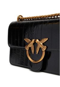 Pinko - PINKO Torebka Love One Mini Dc PE 25 PLTT 100074 A1VE Czarny. Kolor: czarny. Materiał: skórzane