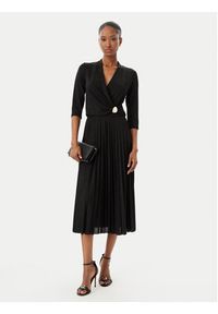 Rinascimento Sukienka koktajlowa CFC0122980003 Czarny Regular Fit. Kolor: czarny. Materiał: wiskoza. Styl: wizytowy #4