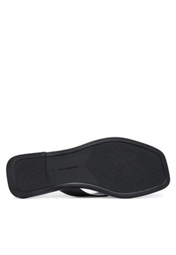 Karl Lagerfeld - KARL LAGERFELD Japonki Brio II KL85406 Czarny. Kolor: czarny. Materiał: skóra