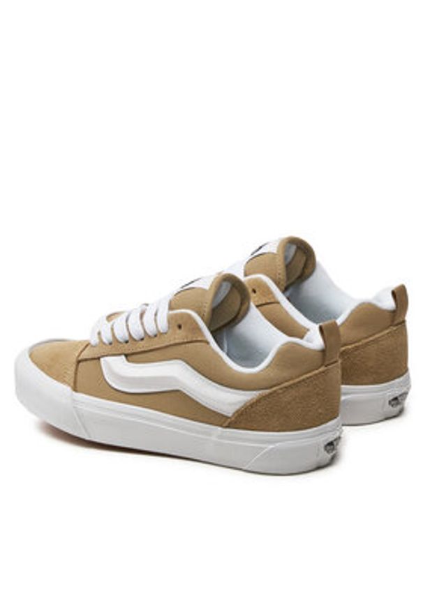 Vans Tenisówki Knu Skool VN000CRPKHK1 Khaki. Kolor: brązowy. Materiał: zamsz, skóra