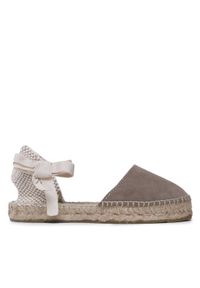 Manebi Espadryle Flat Valenciana Espadrilles K 1.9 P0 Brązowy. Kolor: brązowy. Materiał: skóra, zamsz