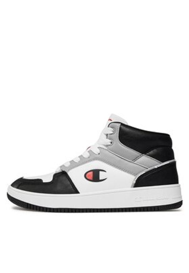 Champion Sneakersy Rebound 2.0 Mid Mid Cut Shoe S21907-WW014 Biały. Kolor: biały. Materiał: skóra