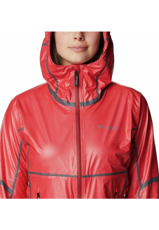 columbia - Columbia Kurtka Outdry Extreme Mesh 1989541676. Kolor: czerwony. Materiał: mesh. Sport: turystyka piesza
