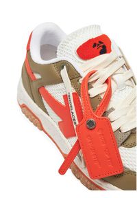 OFF-WHITE - Off-White Sneakersy OMIA243S23LEA0015622 Écru. Materiał: materiał