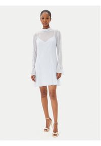 French Connection Sukienka koktajlowa 71YBD Błękitny Regular Fit. Kolor: niebieski. Materiał: syntetyk. Styl: wizytowy #4