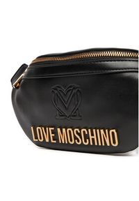 Love Moschino - LOVE MOSCHINO Saszetka nerka JC4363PP0LK1200A Czarny. Kolor: czarny. Materiał: skóra #5