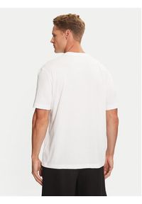 Lacoste T-Shirt TH7618 Biały Regular Fit. Kolor: biały. Materiał: bawełna, syntetyk #5