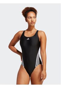 Adidas - adidas Strój kąpielowy adidas 3-Stripes Swimsuit IB5986 Czarny. Kolor: czarny. Materiał: syntetyk