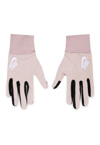 Nike Rękawiczki Damskie N1004361 Różowy. Kolor: różowy. Materiał: materiał, bawełna