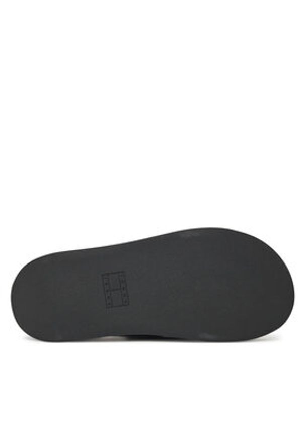 Tommy Jeans Sandały Tjw Wedge Sandal EN0EN02774 Czarny. Kolor: czarny. Materiał: skóra