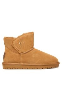 Pepe Jeans Śniegowce Diss Urban W PLS500001 Brązowy. Kolor: brązowy. Materiał: zamsz, skóra