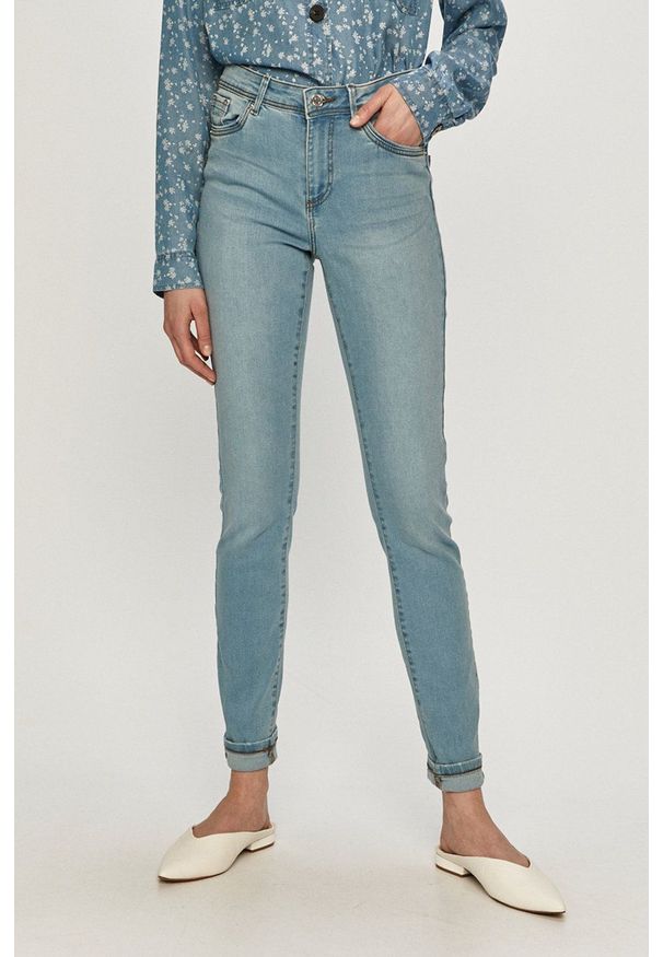Vero Moda - Jeansy Vmtanya. Kolor: niebieski
