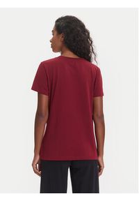 Guess T-Shirt V3BI11 J1314 Bordowy Regular Fit. Kolor: czerwony. Materiał: bawełna