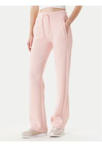 Guess Spodnie dresowe V3RB21 K7UW2 Różowy Regular Fit. Kolor: różowy. Materiał: wiskoza