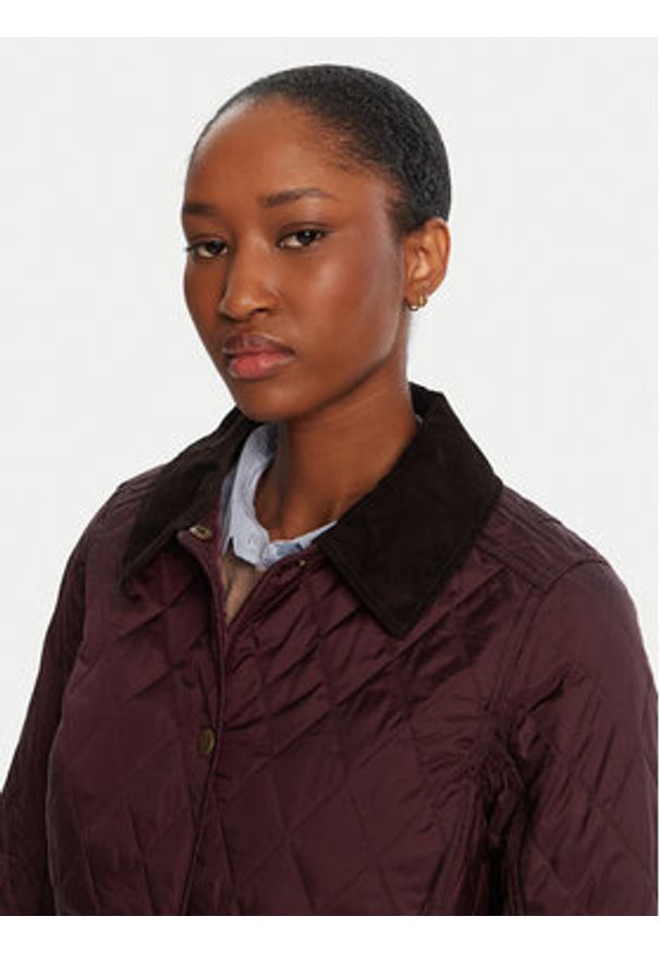 Barbour Kurtka przejściowa Annandale LQU0475RE96 Bordowy Regular Fit. Kolor: czerwony. Materiał: syntetyk