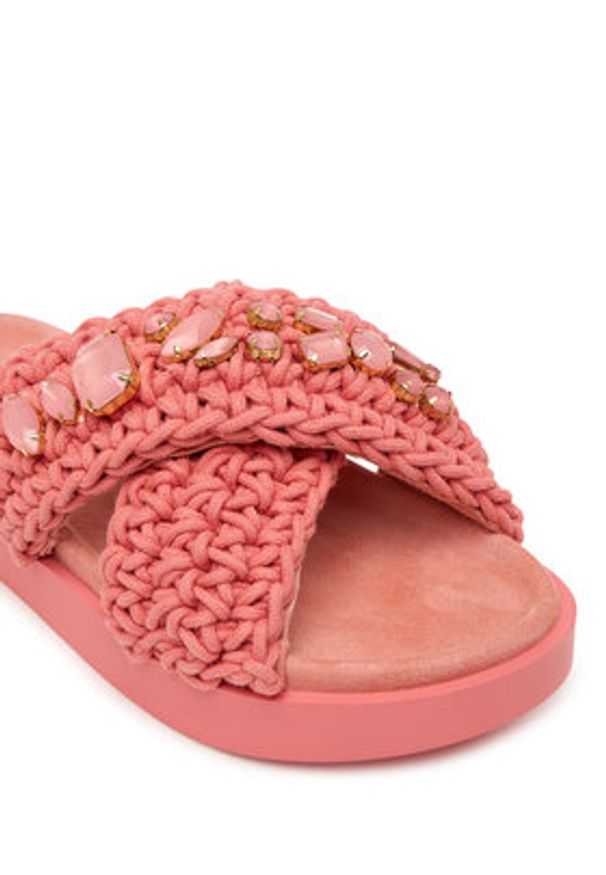 Inuikii Klapki Woven Stones 1004.003.0073 Różowy ciemny. Kolor: różowy. Materiał: materiał