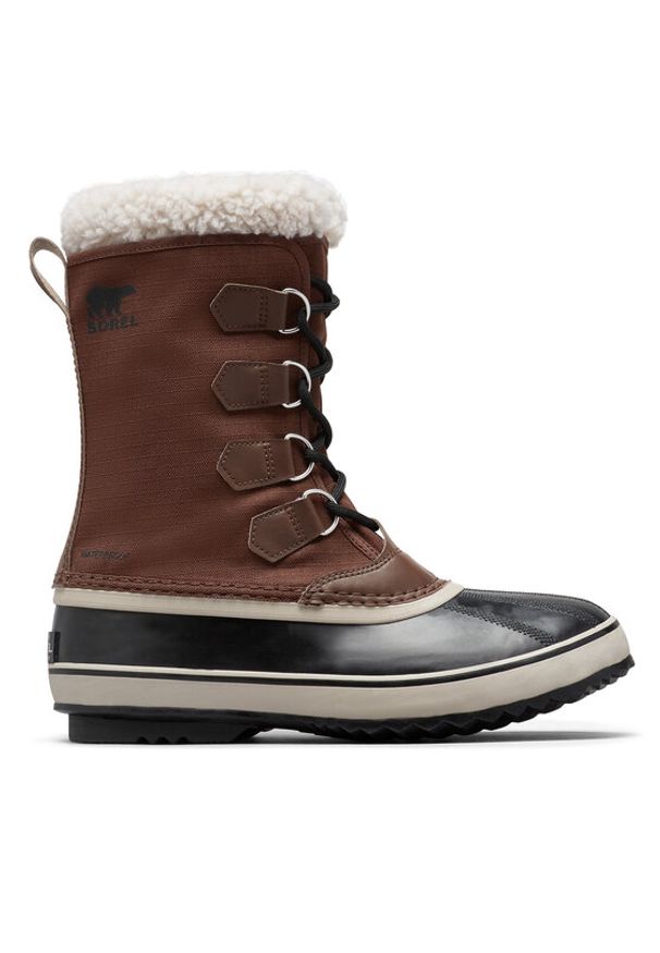 sorel - Sorel Śniegowce 1964 Pac Nylon Boot Wp 2114071256 Brązowy. Kolor: brązowy. Materiał: materiał