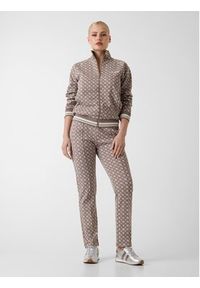 Guess Spodnie materiałowe 176829 Brązowy Slim Fit. Kolor: brązowy. Materiał: materiał #3