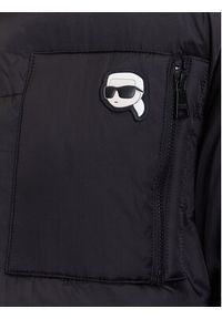Karl Lagerfeld - KARL LAGERFELD Kurtka zimowa A3W15020 Czarny Regular Fit. Typ kołnierza: dekolt w karo. Kolor: czarny. Materiał: syntetyk. Sezon: zima #4