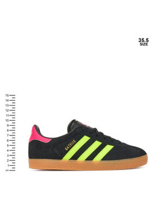 Adidas - adidas Sneakersy Gazelle JQ5994 Czarny. Kolor: czarny. Materiał: zamsz, skóra. Model: Adidas Gazelle