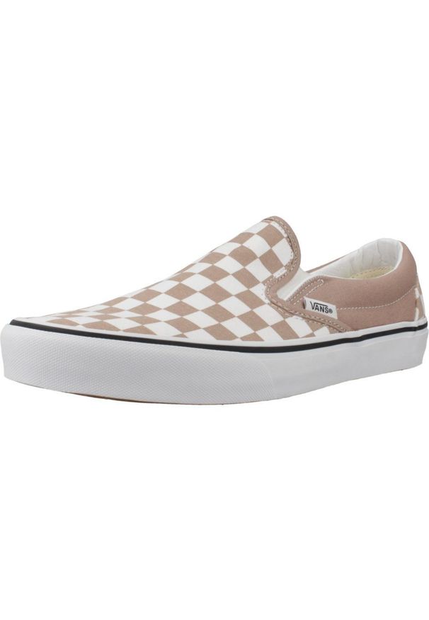 Tenisówki Vans Model Classic Slip-on Kolor Brązowy. Zapięcie: bez zapięcia. Kolor: brązowy. Materiał: tkanina