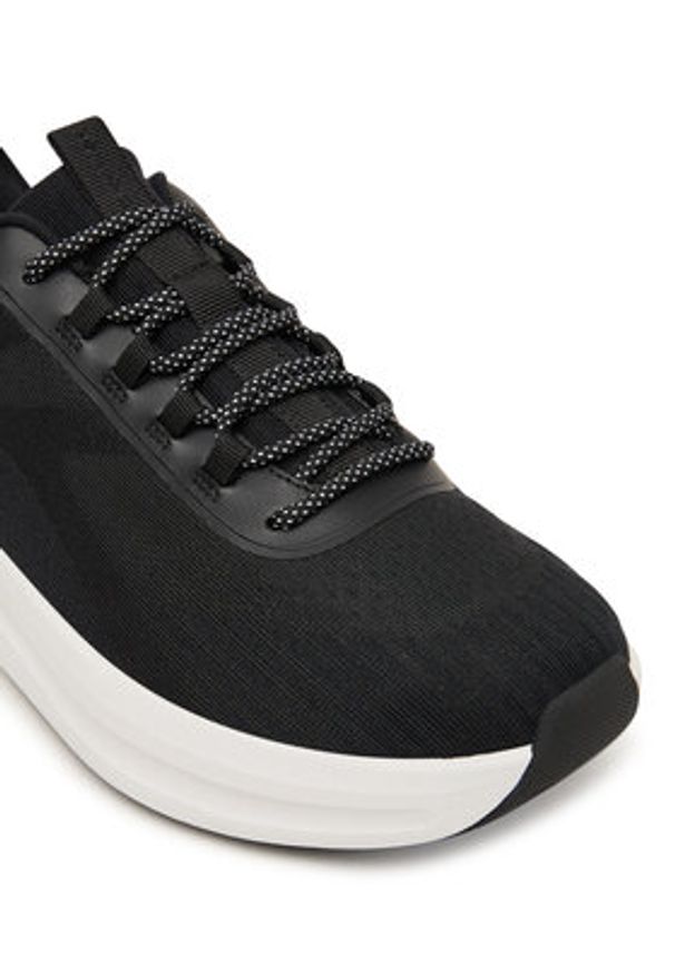 Calvin Klein Sneakersy Andrea - Chunky Ck Stripe Runner Trainers HM0HM02158 Czarny. Kolor: czarny. Materiał: materiał