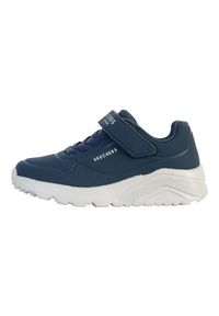 skechers - Buty Skechers Uno Lite, Dzieci. Kolor: biały, wielokolorowy, niebieski. Materiał: skóra ekologiczna, materiał, syntetyk