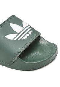 Adidas - adidas Klapki adilette Lite W GX9492 Zielony. Kolor: zielony. Materiał: skóra