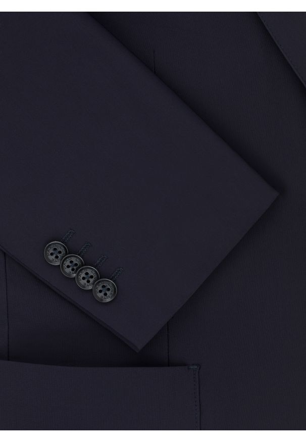 Pako Lorente - PAKO LORENTE – Marynarka garniturowa w kolorze granatowym. Kolor: niebieski. Materiał: poliamid, elastan. Wzór: gładki