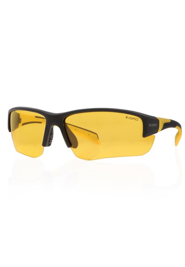 OPC - Okulary ochronne BIKE SAN SALVO Matt Black Ultra Light Yellow Cat.1. Kolor: czarny, wielokolorowy, żółty