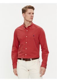 Polo Ralph Lauren Koszula 710937993002 Czerwony Regular Fit. Typ kołnierza: polo. Kolor: czerwony. Materiał: bawełna