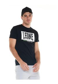LEONE 1947 APPAREL - Sportowa koszulka męska Fluo. Kolor: czarny. Materiał: tkanina. Sport: fitness