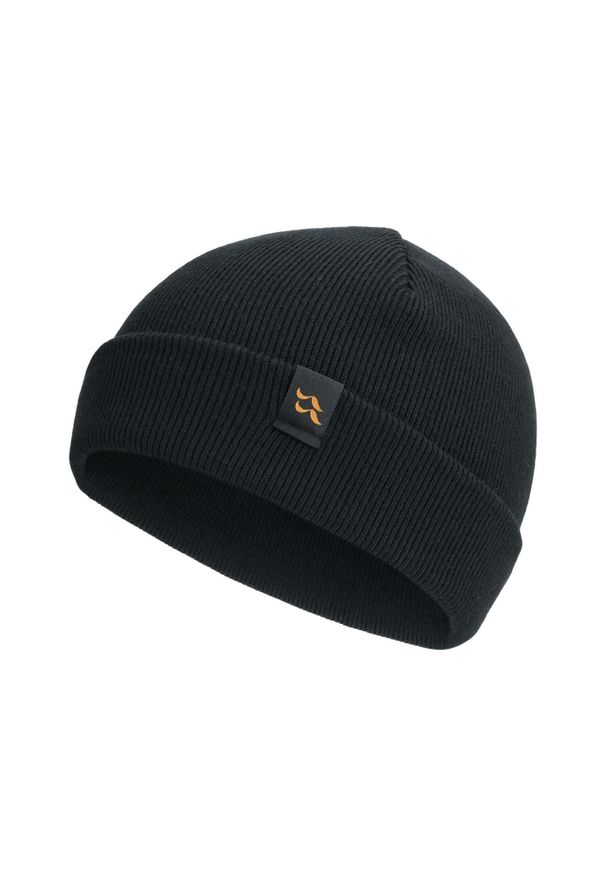 Czapka dzianinowa podwijana Rab Adzuki Beanie. Kolor: czarny. Materiał: dzianina