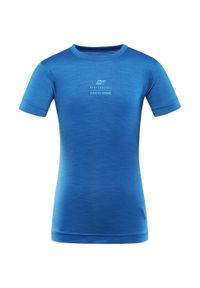 ALPINE PRO - Dziecięcy T-shirt Alpine Pro Basiko 164-170 - Oddychający i Elastyczny. Kolor: różowy. Sport: turystyka piesza