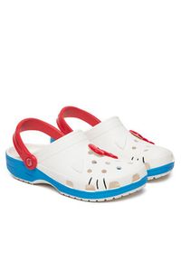 Crocs Klapki Hello Kitty Iam Classic Clog 209438 Biały. Kolor: biały. Wzór: motyw z bajki