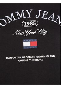 Tommy Jeans Bluza Lux Ath DW0DW16413 Czarny Relaxed Fit. Kolor: czarny. Materiał: bawełna
