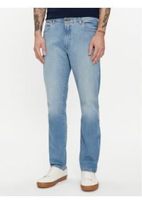 Wrangler Jeansy Larston 112352836 Niebieski Slim Fit. Kolor: niebieski