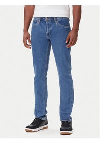 Lee Jeansy Daren 112371200 Niebieski Straight Fit. Kolor: niebieski