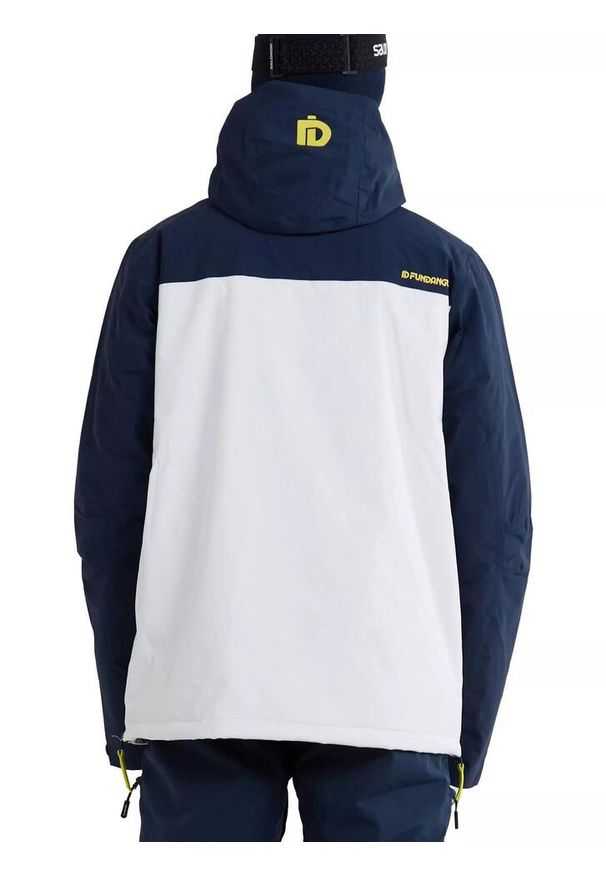 FUNDANGO - Kurtka narciarska męska Burnaby Logo Anorak. Kolor: wielokolorowy, niebieski, biały. Sezon: zima. Sport: narciarstwo