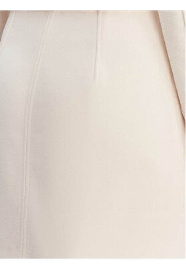 Morgan Spódnica trapezowa 261-JIKTORY Beżowy Regular Fit. Kolor: beżowy. Materiał: syntetyk