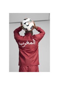Puma - Kurtka dresowa Prematch Maroc CAN 2025. Kolor: czerwony, wielokolorowy, zielony. Materiał: dresówka