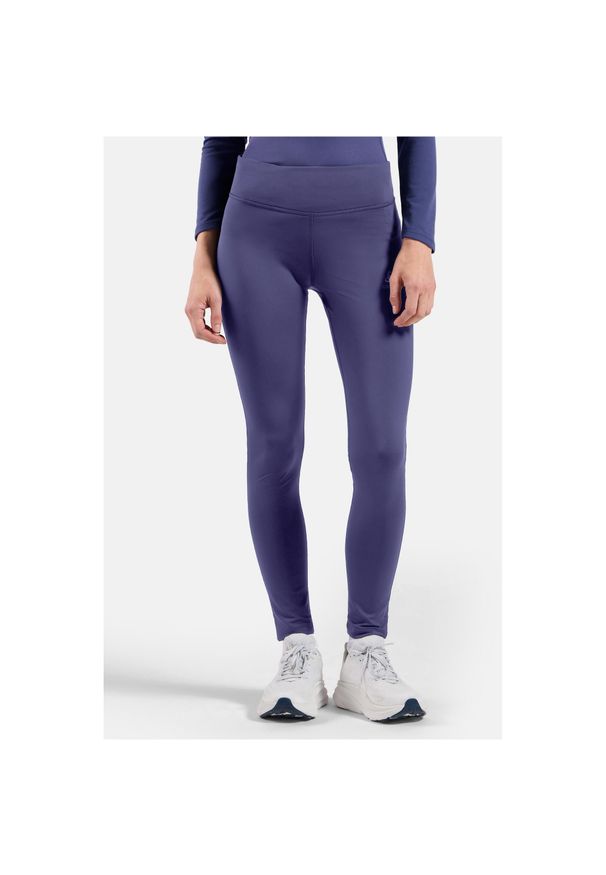 Legginsy Odlo Tights ESSENTIAL WARM. Kolor: fioletowy. Sport: turystyka piesza