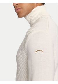 PAUL & SHARK - Paul&Shark Golf 14311078 Écru Regular Fit. Typ kołnierza: golf. Materiał: wełna #5