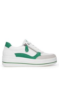 Rieker Sneakersy D1C00-80 Biały. Kolor: biały