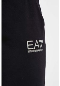 EA7 Emporio Armani dres lounge kolor różowy. Kolor: różowy. Materiał: dresówka. Wzór: nadruk #2