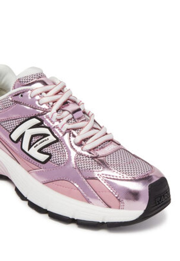 Karl Lagerfeld - KARL LAGERFELD Sneakersy Orion KL65525 Różowy. Kolor: różowy. Materiał: skóra