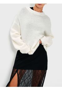 Sinsay - Sweter basic - biały. Kolor: biały