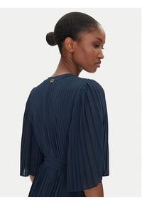 TwinSet - TWINSET Sukienka koktajlowa 251TP2051 Granatowy Loose Fit. Kolor: niebieski. Materiał: syntetyk. Styl: wizytowy #3